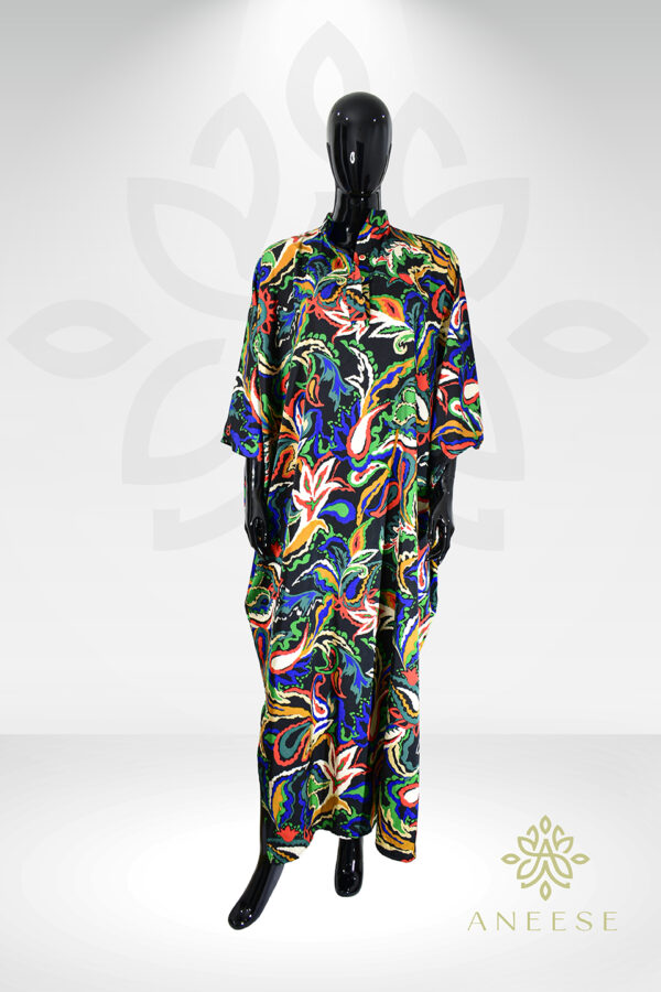 Kimora Kaftan – Bold Print, Effortless Elegance