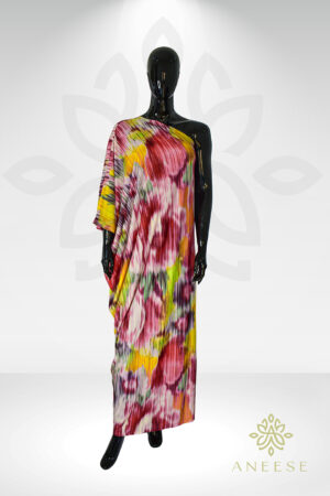 Celine One-Shoulder Kaftan