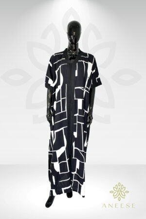 Ava Kaftan – Geometric Print