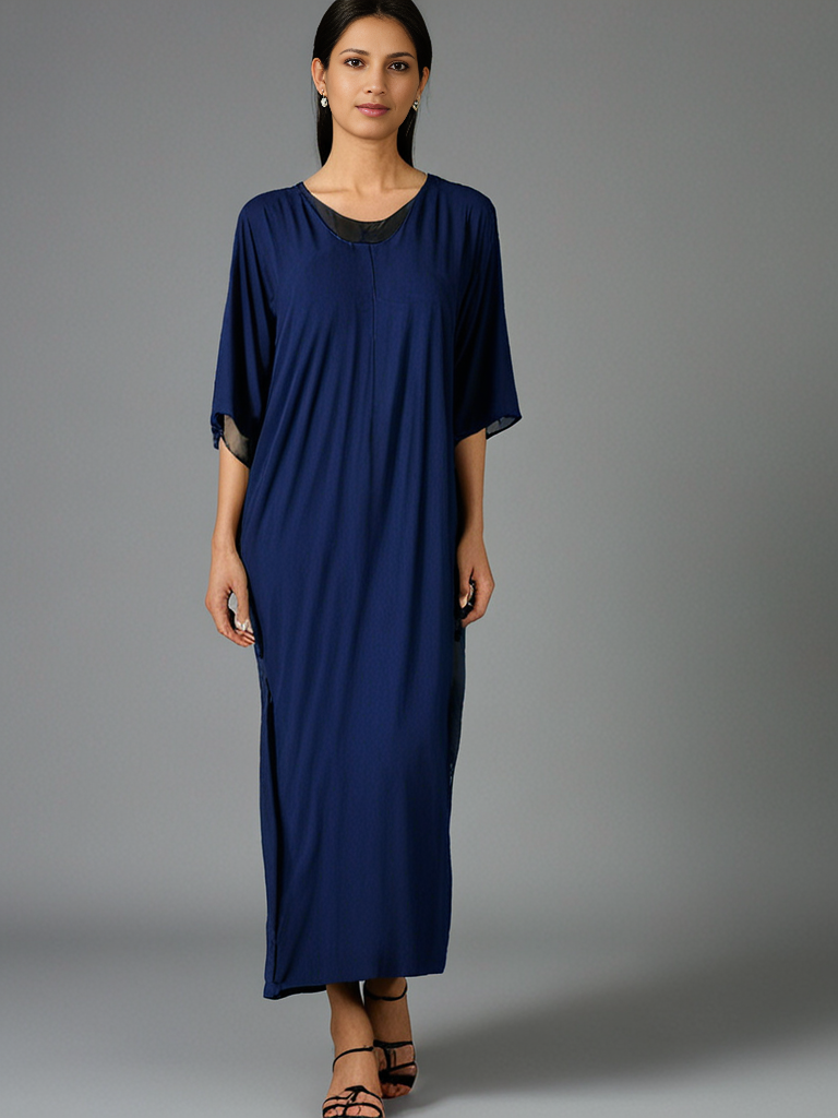 Zenia Kaftan – Deep Navy - Image 4