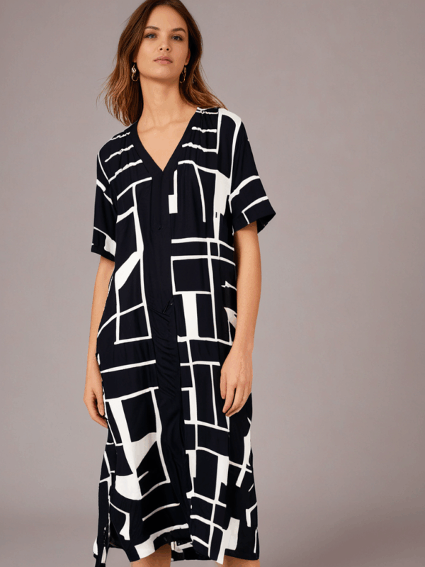 Ava Kaftan – Geometric Print - Image 2