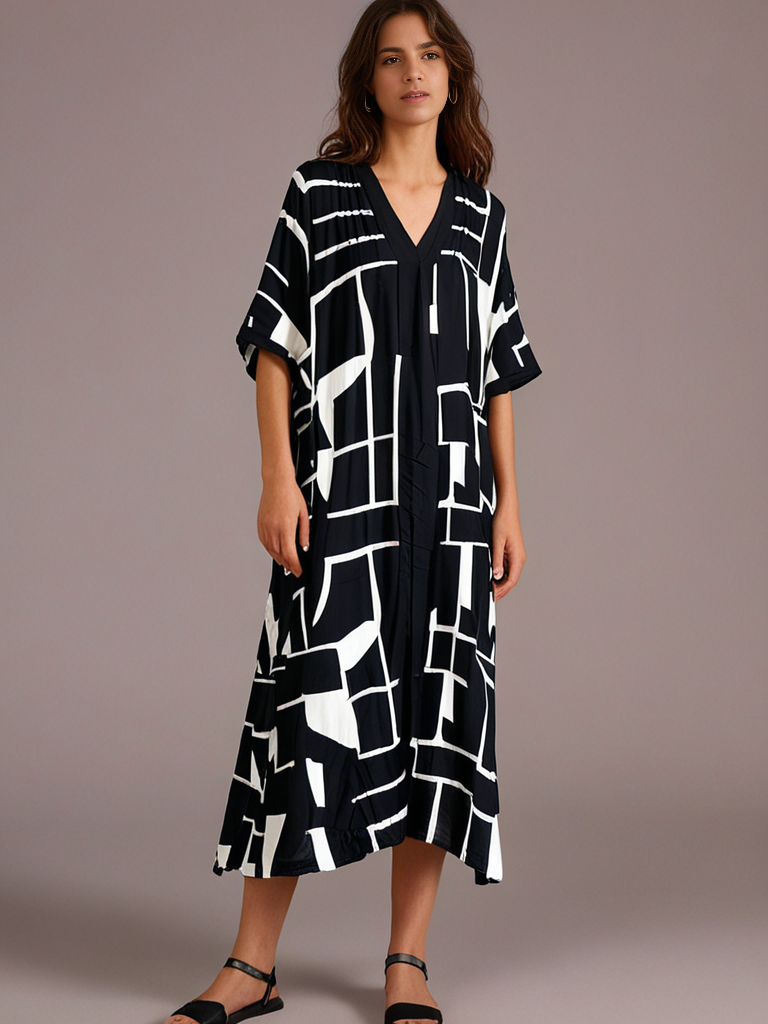 Ava Kaftan – Geometric Print - Image 4