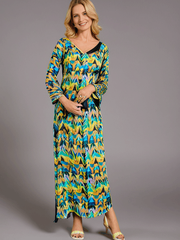 Farida Ombre Butterfly Kaftan – Effortless Elegance - Image 4