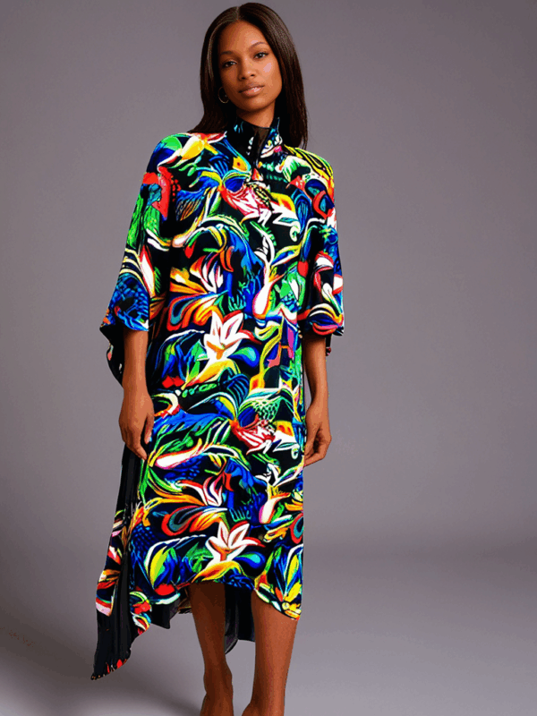 Kimora Kaftan – Bold Print, Effortless Elegance - Image 2