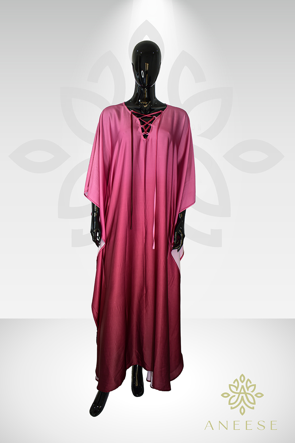 The Luna Kaftan – Pink Gradient