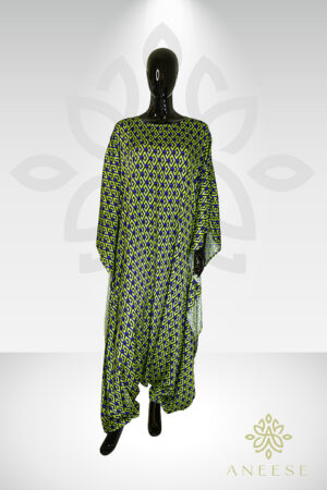 Aria Chic Satin Jumpsuit Kaftan – Effortless Elegance Meets Modern Glam