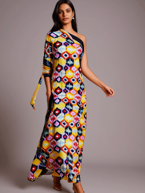 The Celine Kaftan – One Shoulder - Image 2