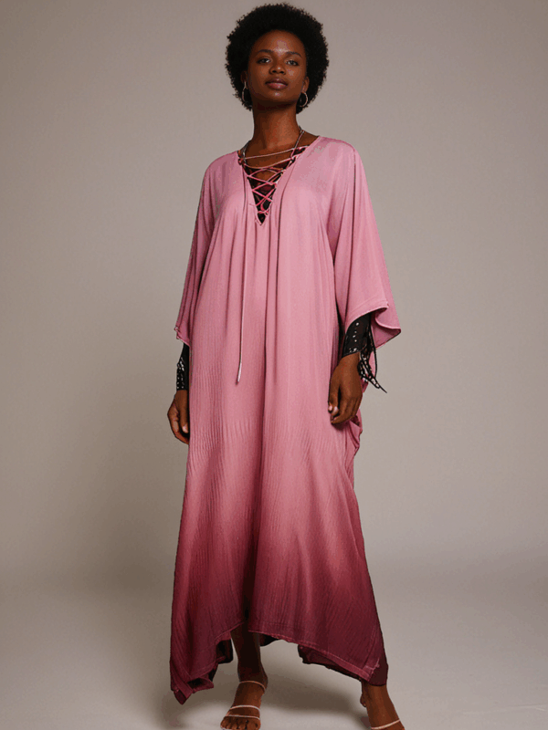 The Luna Kaftan – Pink Gradient - Image 2