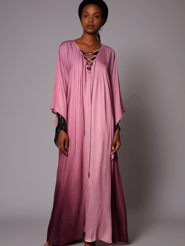 The Luna Kaftan – Pink Gradient - Image 4