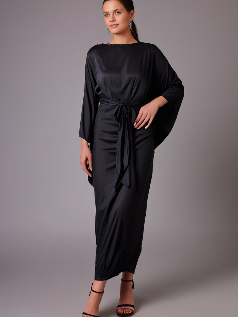 Rose Kaftan – Timeless in Black - Image 3