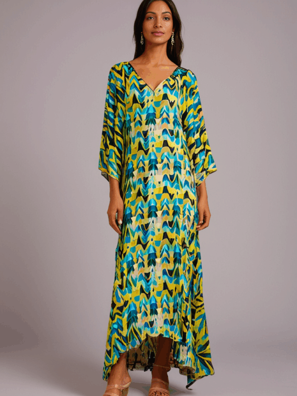 Farida Butterfly Kaftan – Effortless Elegance - Image 2