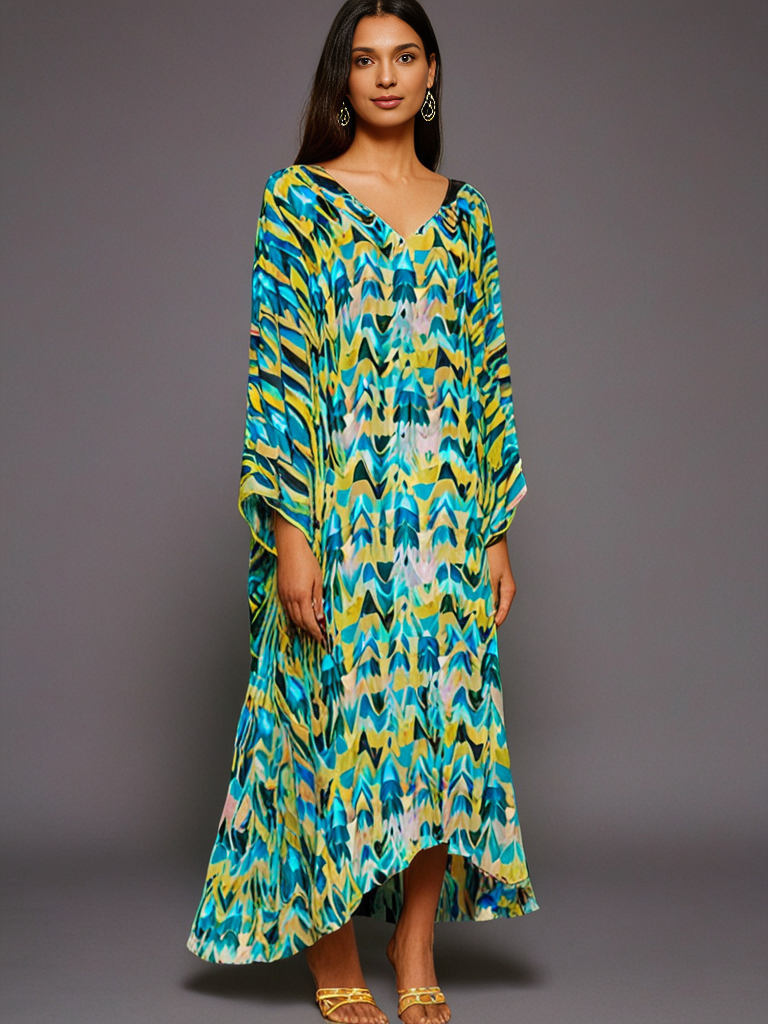 Farida Butterfly Kaftan – Effortless Elegance - Image 3